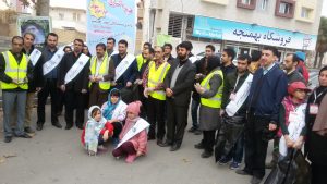 پاکسازی مسیر دسته روی عزاداران